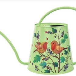 Berry&Bird House Plants Watering Can - Indoor & Outdoor 1/2 Gallon Stainless Steel Water Can with Long Spout Garden Decoration for Flowe...