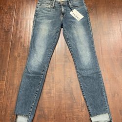 New Women Frame Denim Jeans Bottom Le Skinny de Jeanne Blue size 28