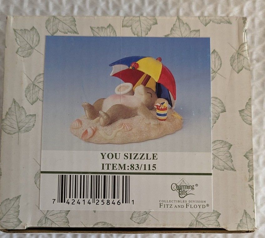 Fitz And  Floyd Charming Tails You Sizzle 83/115 Retired