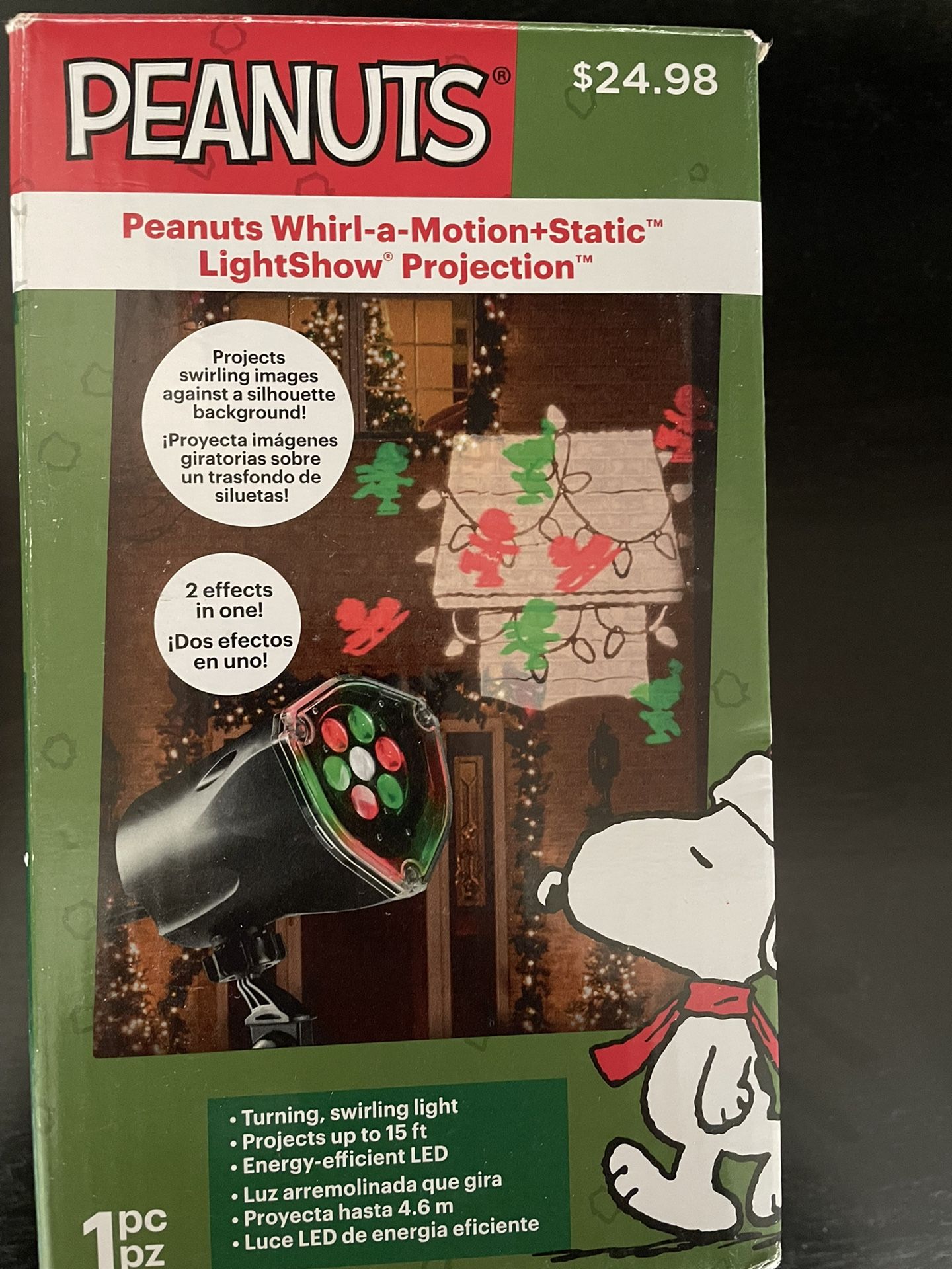 Christmas Peanuts Snoopy Projector Decoration