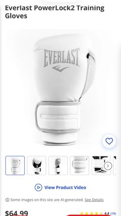 Everlast PowerLock2 Training Boxing Gloves – 16 oz