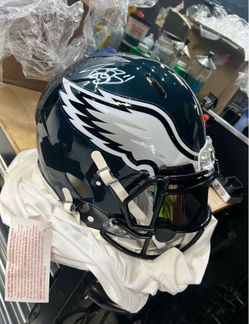 Aj Brown signed helmet