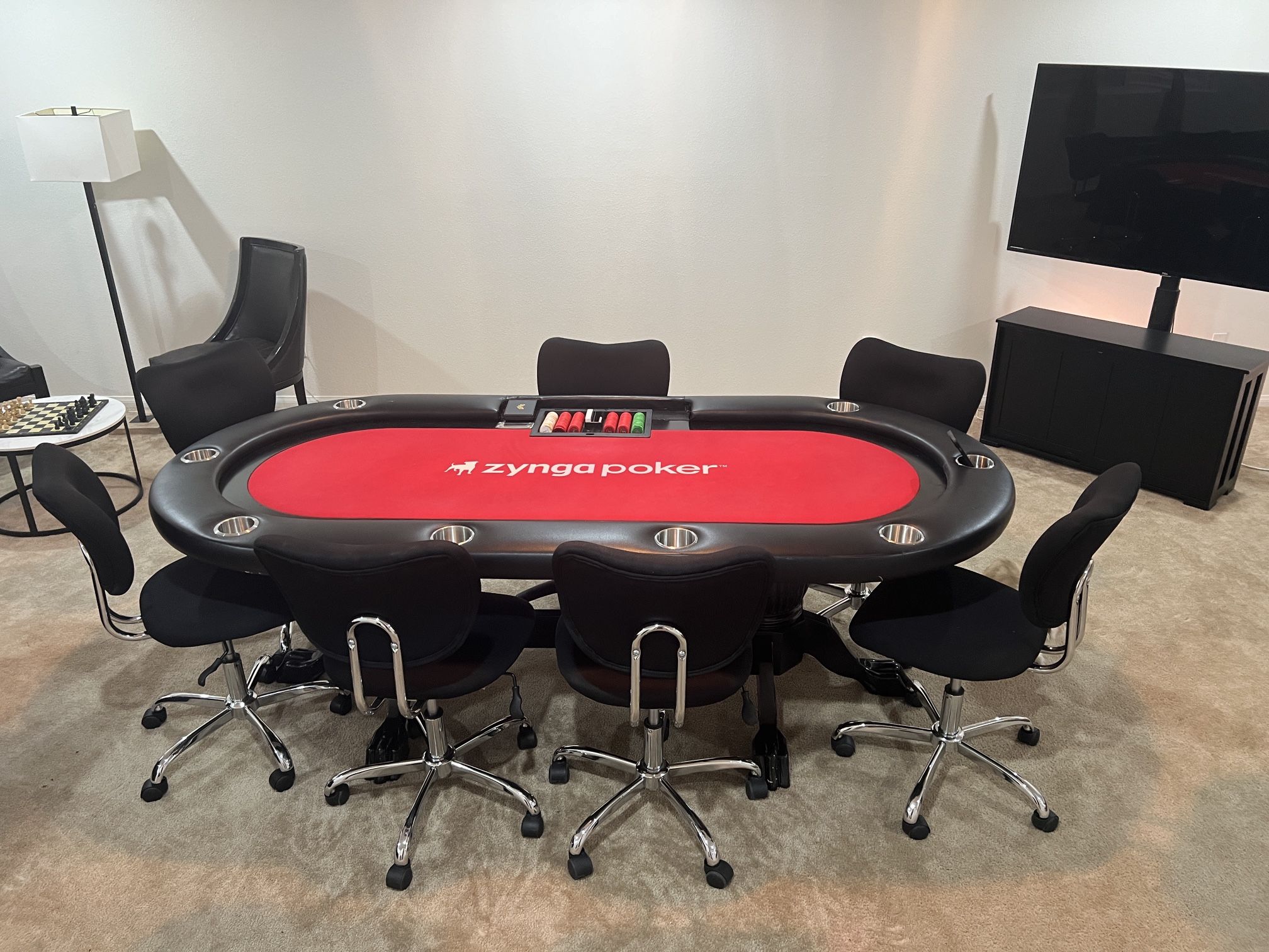 Full-Size Poker Table With Table Top 8' X 4'