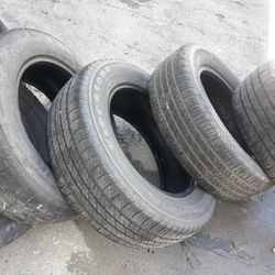 SET OF 195/65/15 (LOTS OF TREAD LEFT)