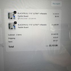 Brand new paddle boards