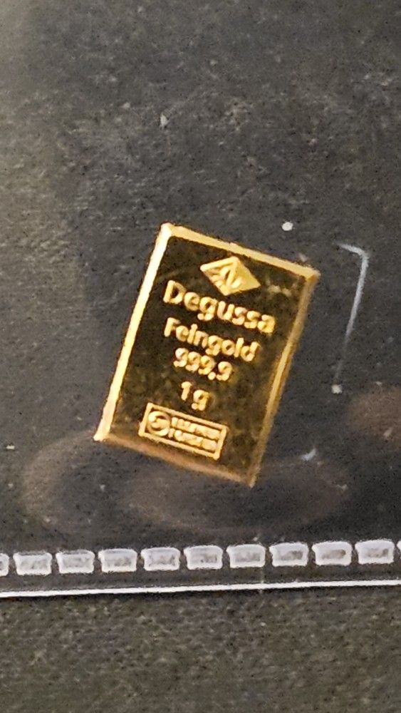 1g Gold Bars