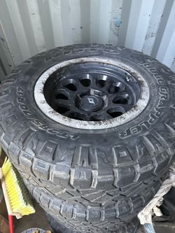 Nitto Grappler tires and rims