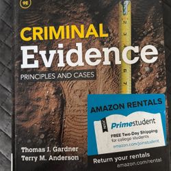 Criminal Evidence Principles and Cases