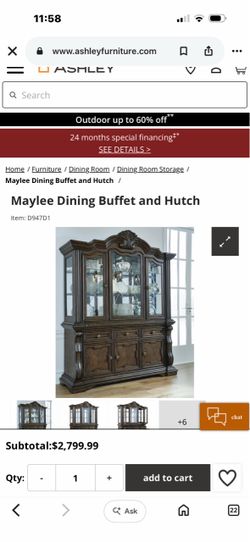 Curio Cabinet ASHLEY FURNITURE