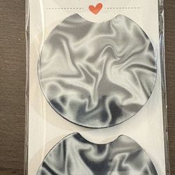 Pair of car coasters