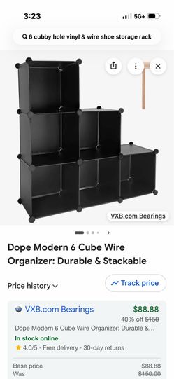 6 Cube Organizer