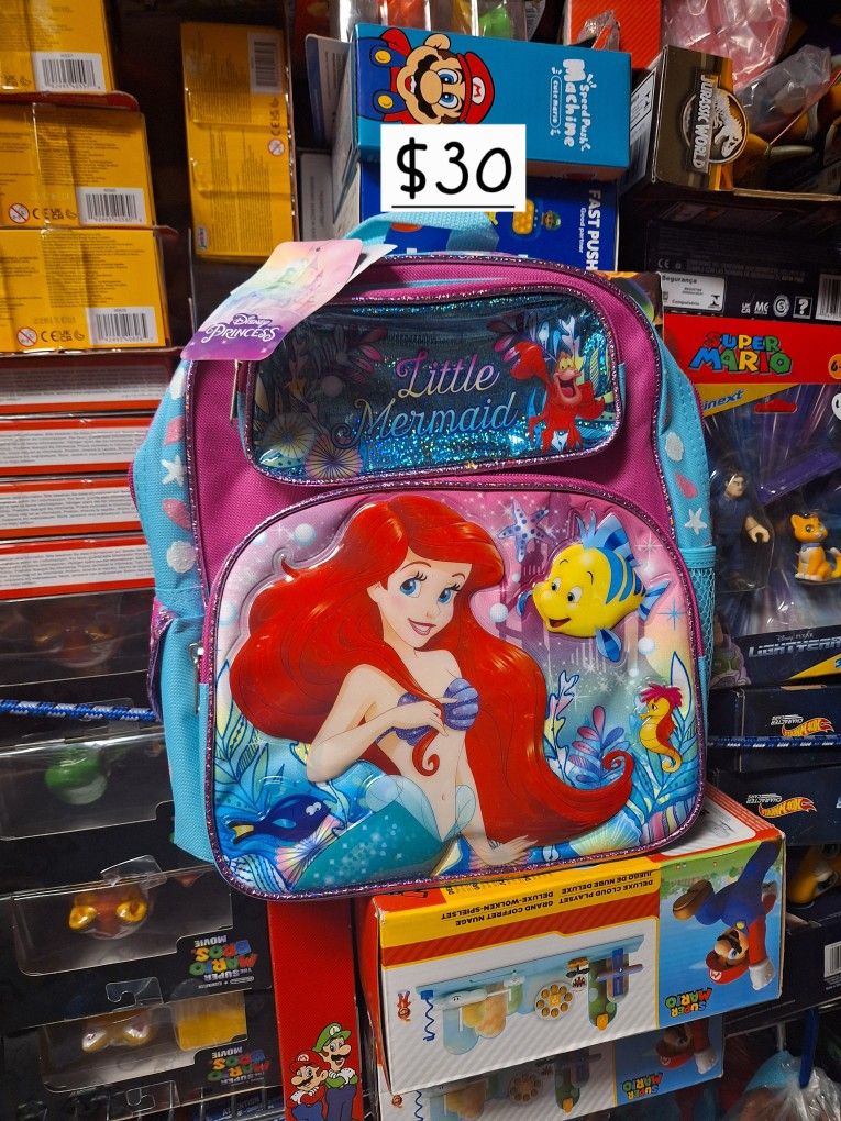 The Little Mermaid 12 Inch Backpack