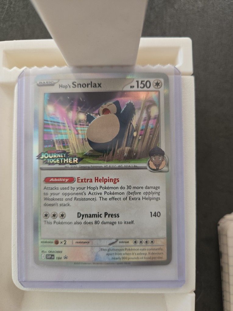 Hops Snorlax Staff Promo
