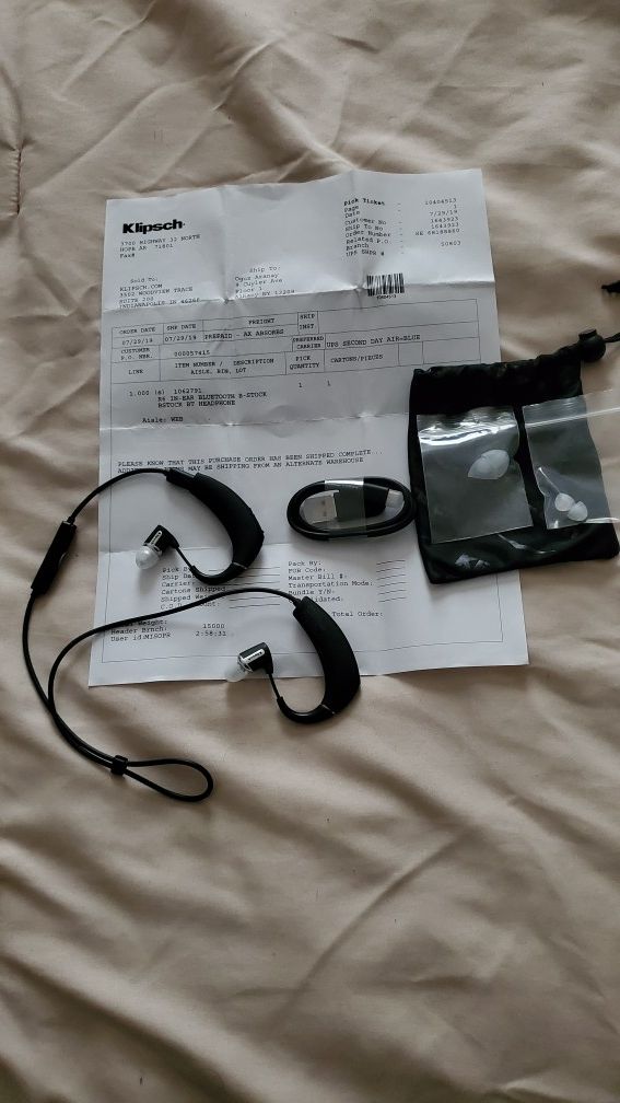 Klipsch Bluetooth earphone R6 Bluetooth