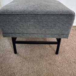 Gray Ottoman 