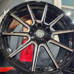 Drag Concepts DC39 – 18x8 Wheels – 5x114.3 – Black Milled – 35mm Offset – 73.1 CB