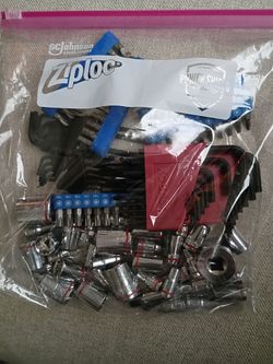 Mixed Socket, Hex Key, and Bit Set