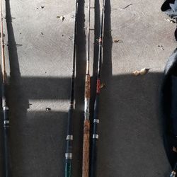 $75 Obo 3 Rods, Penn Marine, Berkley, Fuji Or 1 For $30