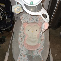 Like New Baby Girl Swing 