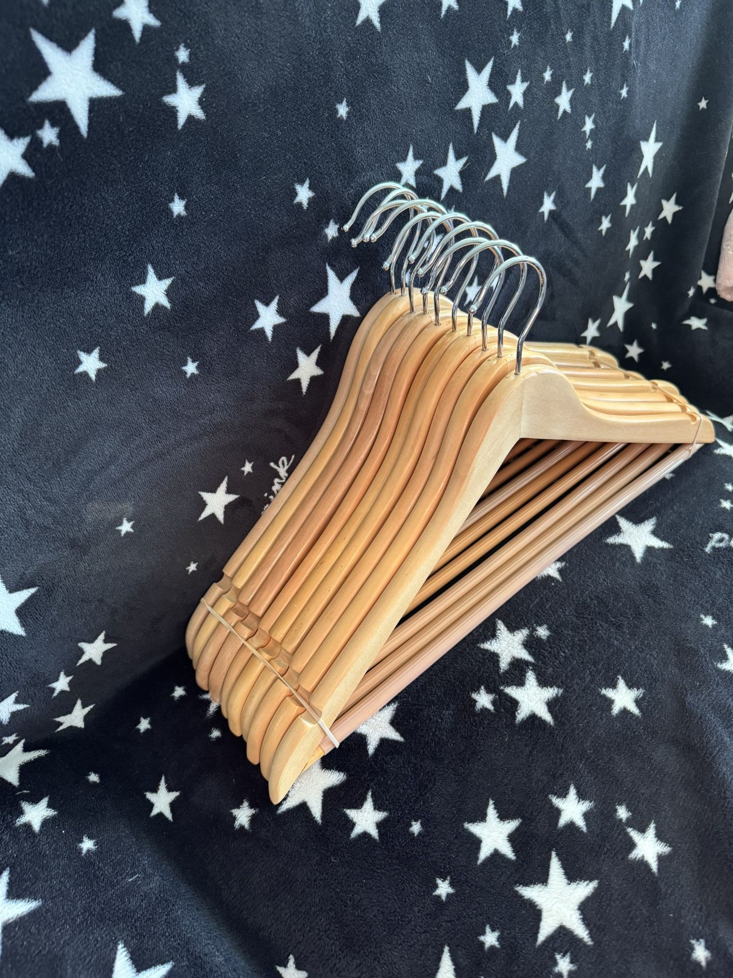 Natural Wooden Clothes Coat Hangers