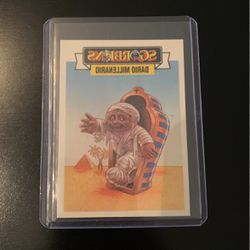 1985 Garbage Pail Kids Holiday Tommy Tomb Italy 