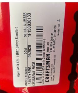 2020 Craftsman T110 riding lawn mower