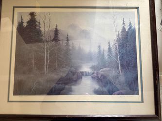 Laura Mann Signed Limited Edition Landscape Print