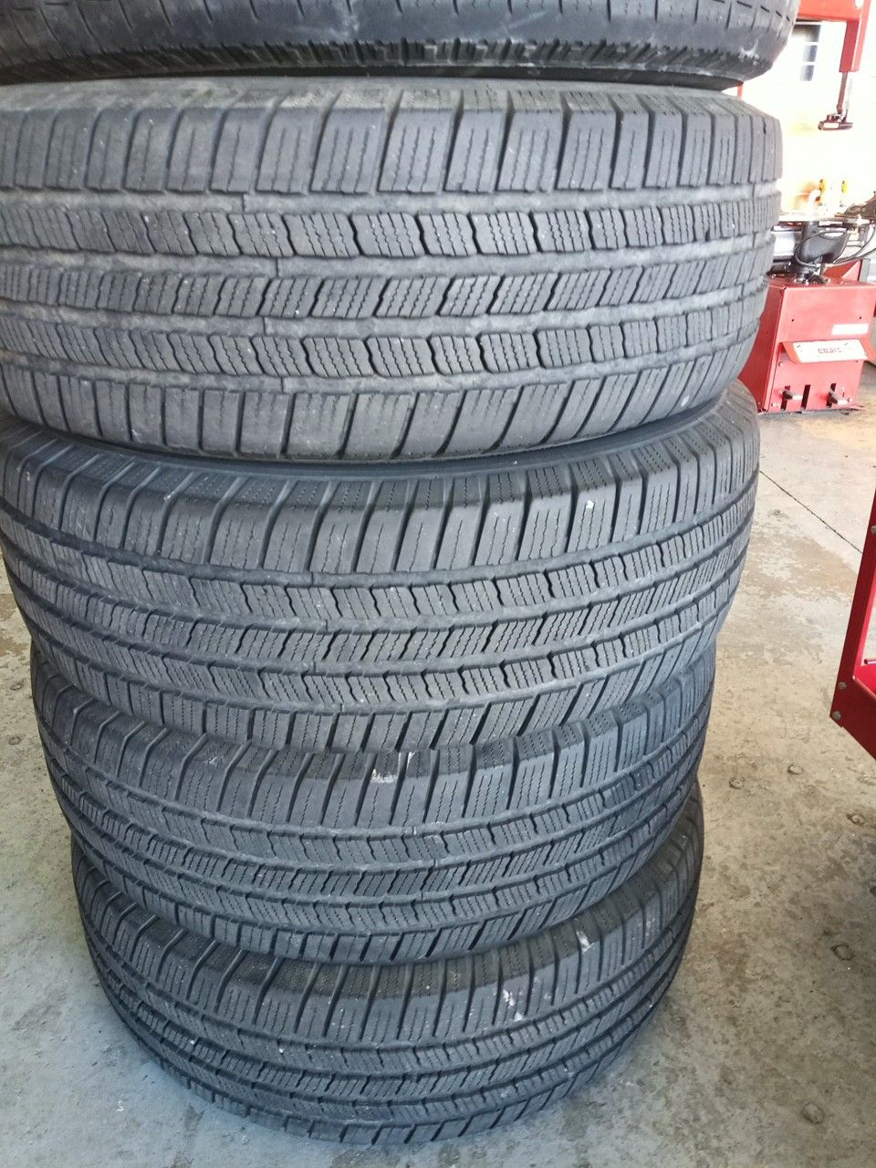 2657516 lt Michelin ltx ms2 used tire set of 4 tires on sale