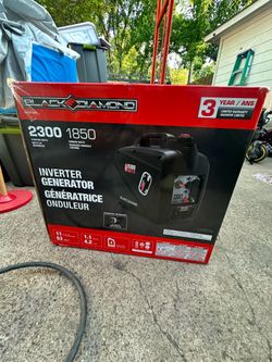 Black Diamond Generator/Inverter