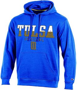 Champion Men's Pullover Hooded Fleece Hoodie Tulsa Hurricane - Size Medium