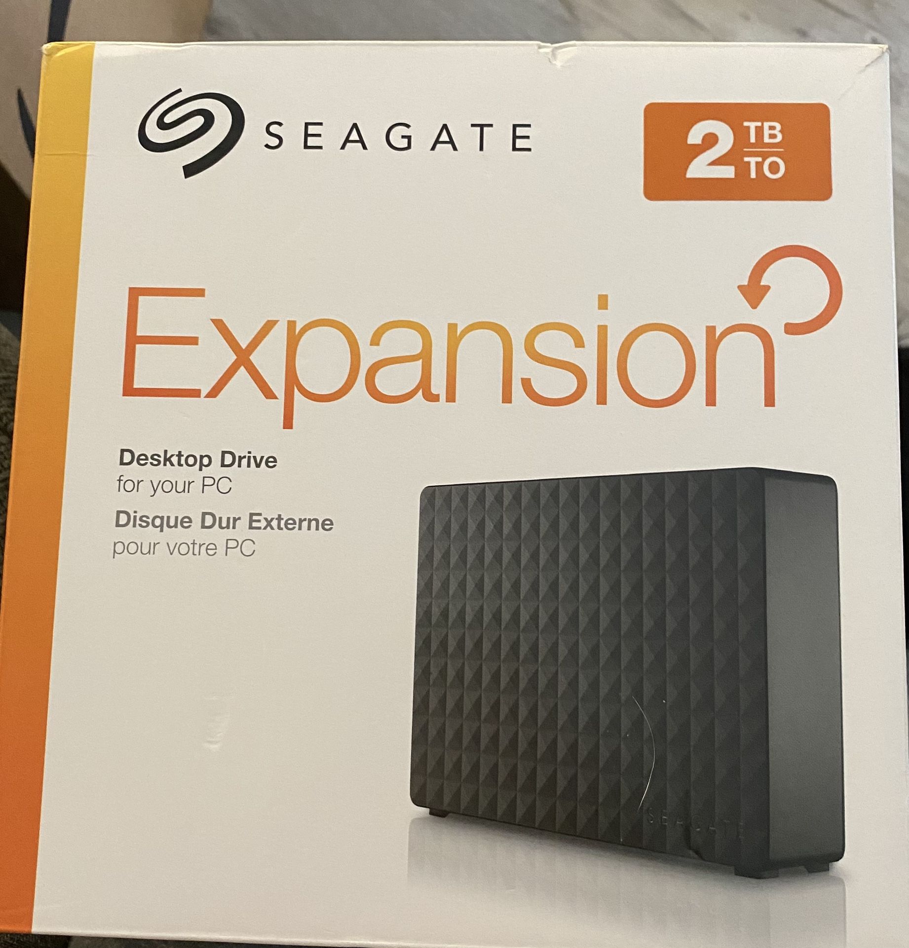2 TB External Hard Drive - New In Box