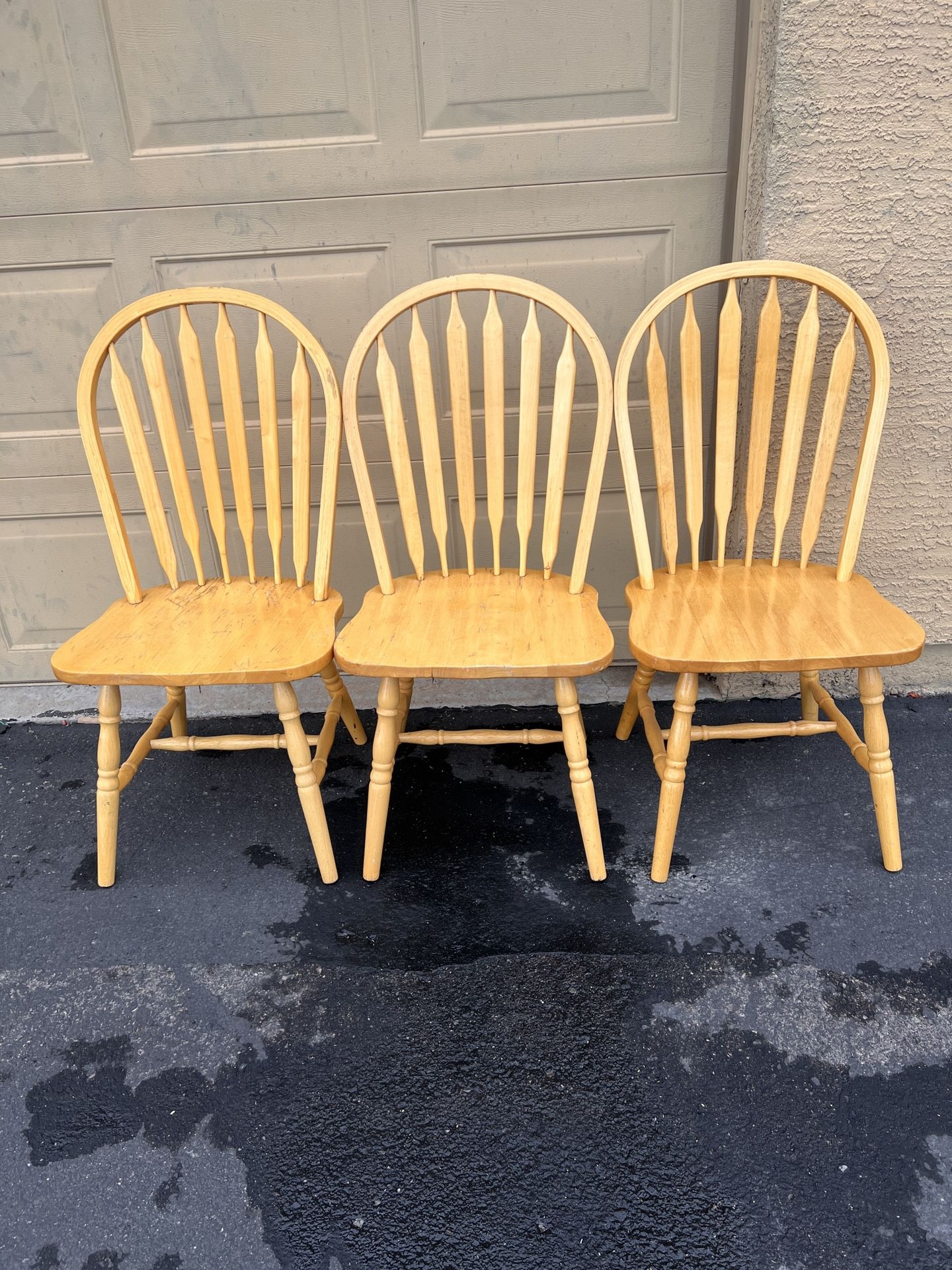 three chairs for 60 dollars