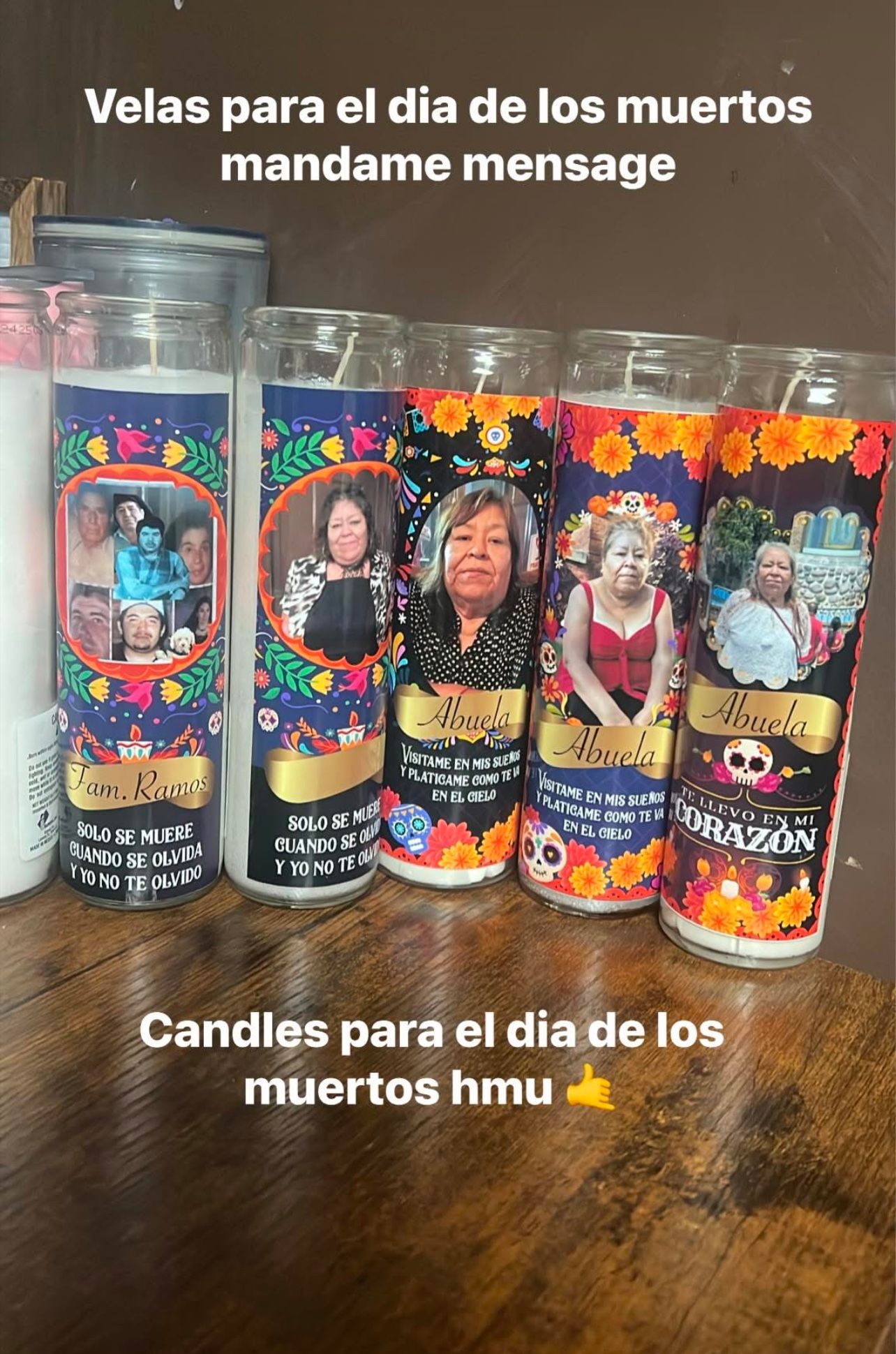 Customize Day Of The Dead Candles