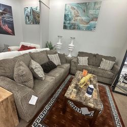 House Package Bedroom Set With Mattress & Dining Table With 4 OR 6 Chairs & Living Room Set With Carpet And FREE 50 Inch Smart TV