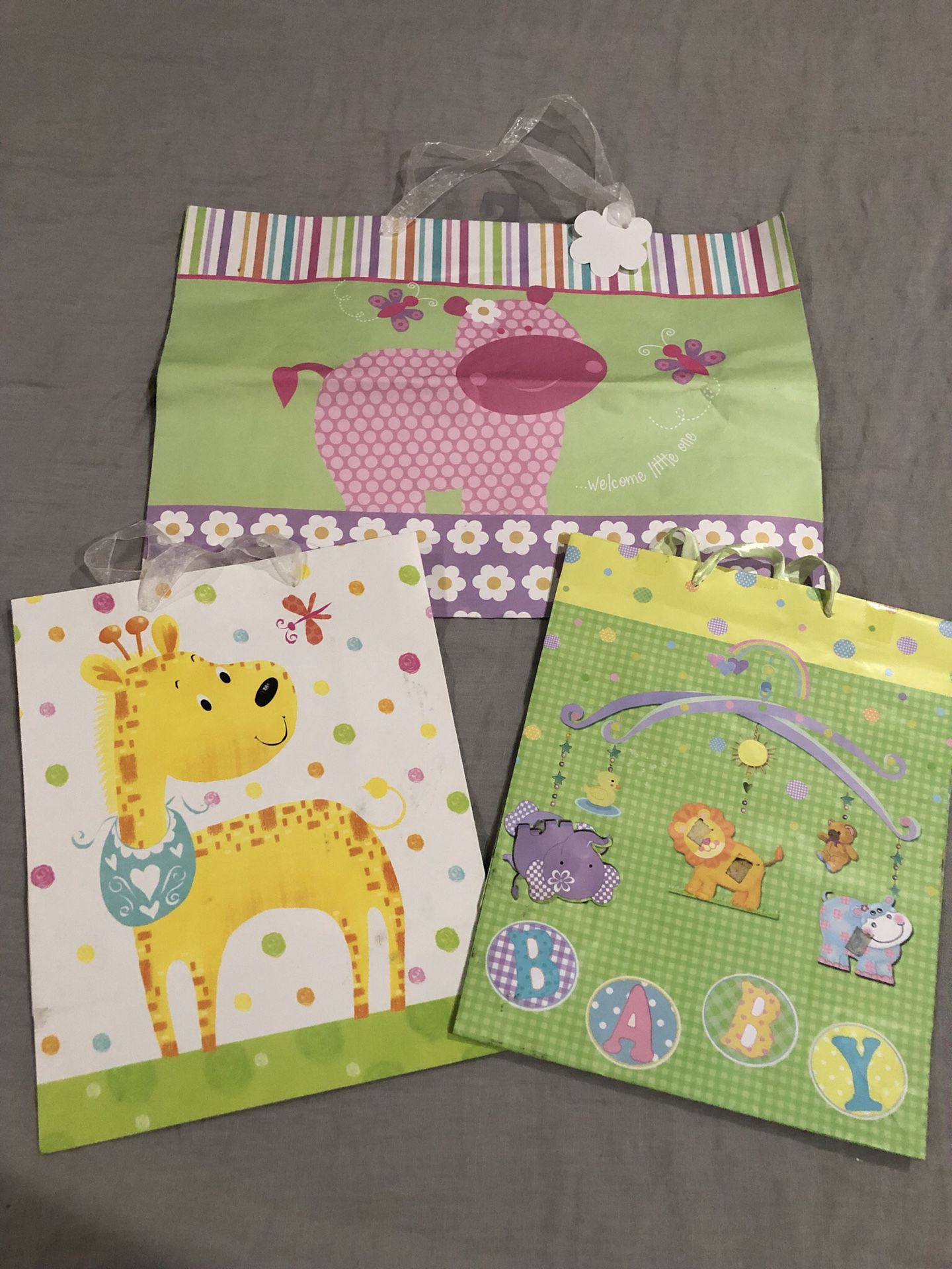 3 Baby shower bags (ALL FOR $1.50)