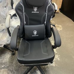 🔥Spicer discount 🔥Gaming Chair with Pocket Spring Cushion, Ergonomic Computer Chair Footrest for Adults, High Back Game Chair Leather for Office Gam