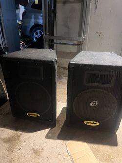 vintage Gemini GT-1002 PA Speakers