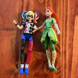 Poison Ivy And Harlequin Action Figures