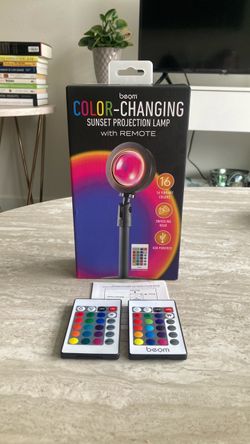 Beom Color-Changing Sunset Projection Lamp with Remote