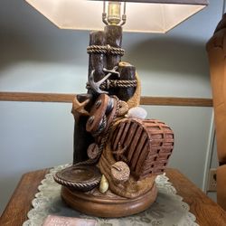 Apsit Bros Vintage Nautical Lamp 1979