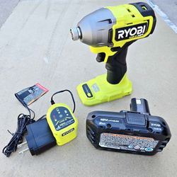 RYOBI 18V HP Brushless 4 Mode Impact Driver KIT