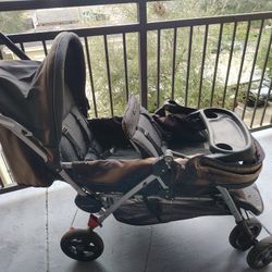 Twin And Single Baby Stroller For Sale $50