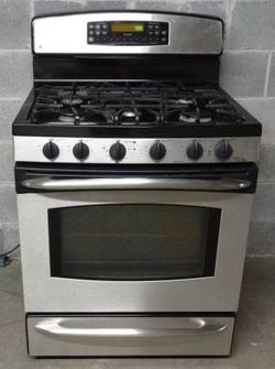 GE Profile Gas Range Double Oven Convection / Center Grill Griddle - Stainless Steel – JGB918SEK4SS