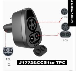CCS1 & J1772 COMBO ADAPTER FOR TESLA - CHARGE YOUR TESLA ON OTHER NETWORKS