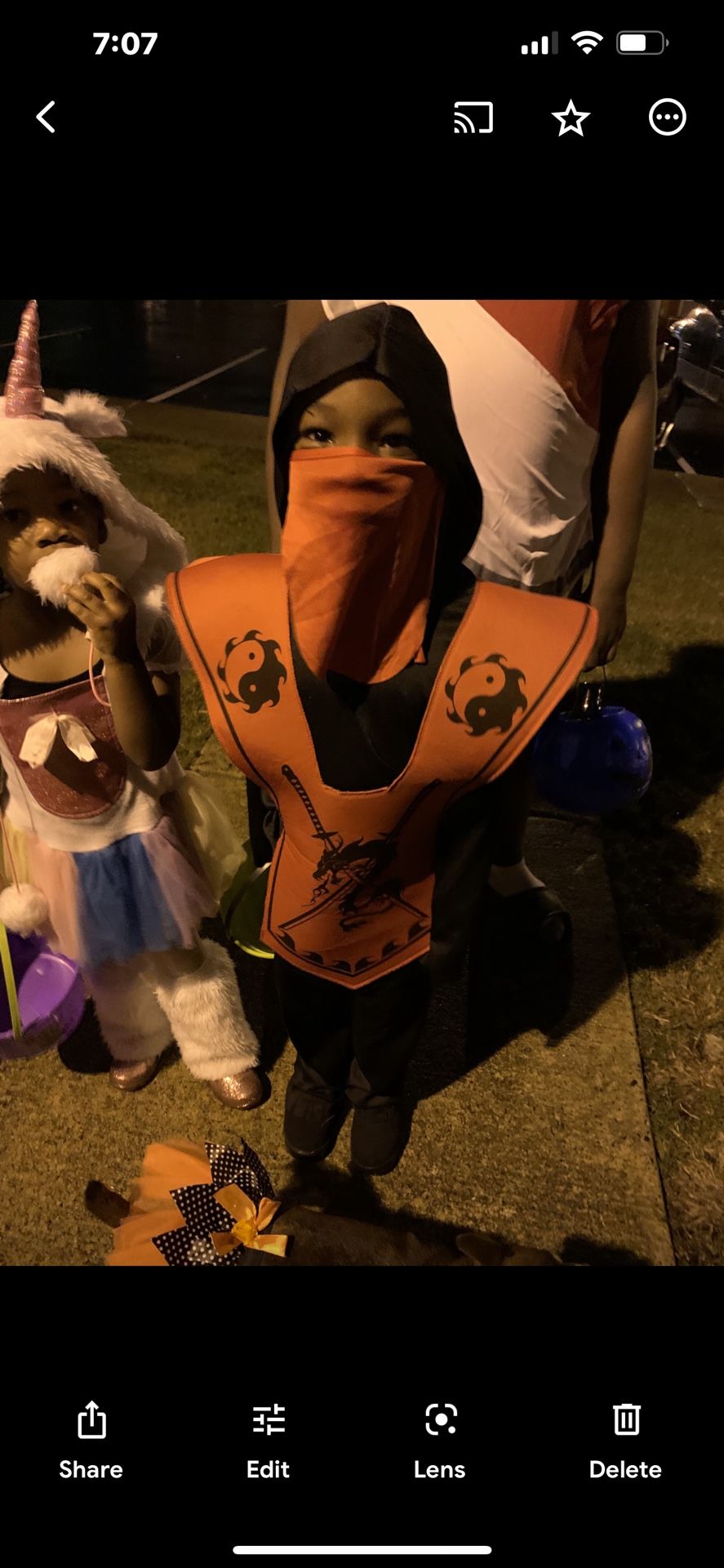 Red Ninja Boy Costume
