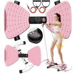 Item Weight 8.3 Pounds Style Tummy Twister Maximum Weight Recommendation 300 Pounds Carbon Steel Imported Exercise Twist Boards 【Smart Digital Counter