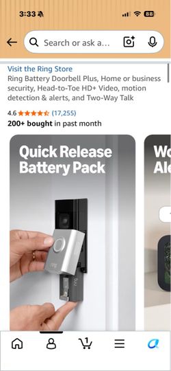 Ring battery doorbell plus