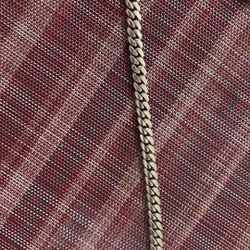 10kt Cuban Bracelet With Diamond Locket