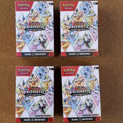 Pokemon TCG Prismatic Evolutions Booster Bundles