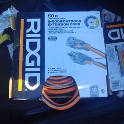 Rigid 10 Gauge 50ft Extension Cord